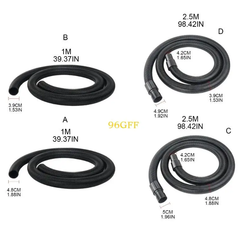 96GF Vacuum Cleaner Thread Hose Soft Pipe Durable Water Absorption Machine Tube Straw