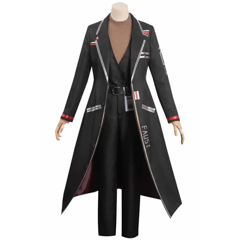 SN66 Limbus Company Uniform Ishmael Faust Yi Sang Cosplay Kostüm für Männer Frauen Top Hosen Mantel Komplettes Set Halloween Karneval P2@w$