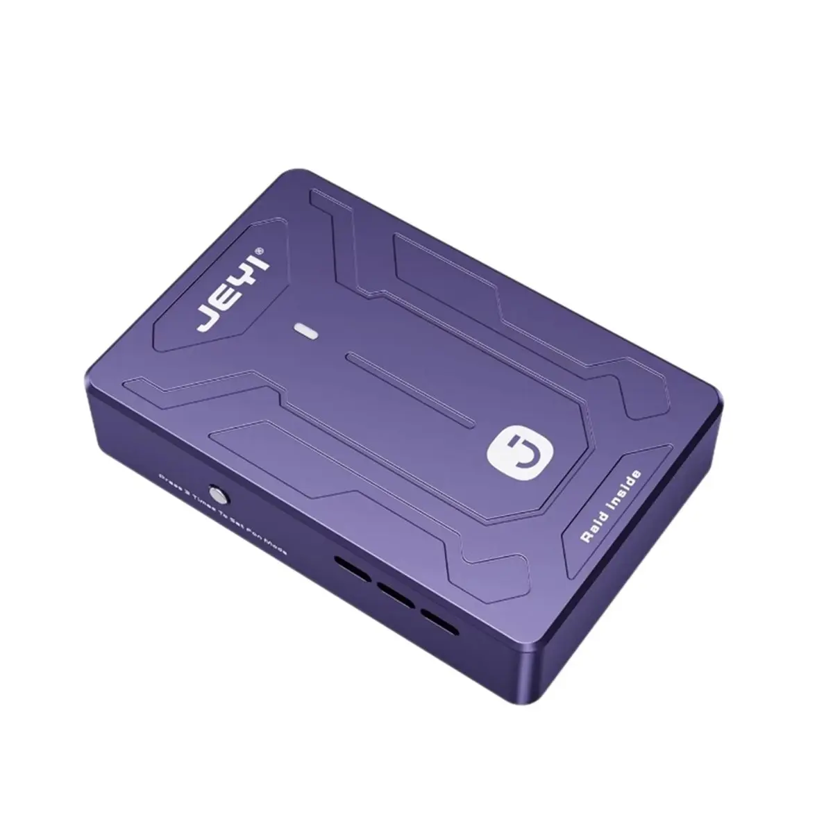 ■★New Arrival Fashion   Dual Bay NVME SSD Enclosure USB3.2 20Gbps External Enclosure Built-in Cooling Fan for PC