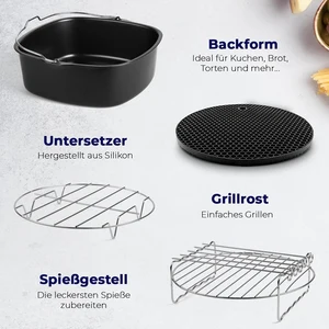 أفضل 7 مبيعات لملحقات المقلاة الهوائية من فيليبس - رقم 3