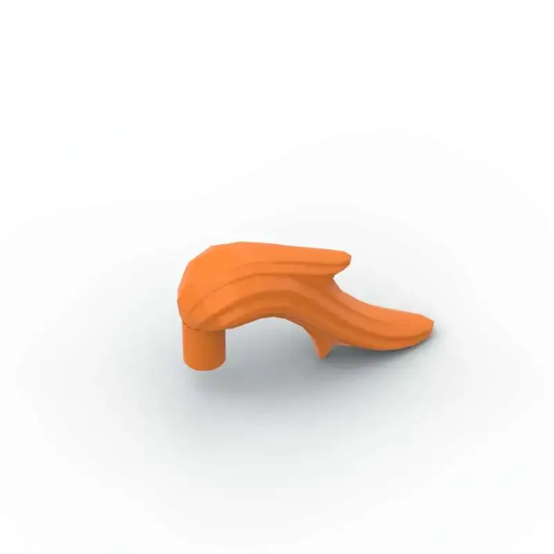 MOC 10PCS 파트 브릭스 22411 헤어밴드 깃털 머리장식 블록 세트 동물 꼬리 입자 아이디어 퍼즐 장난감 어린이 생일 선물