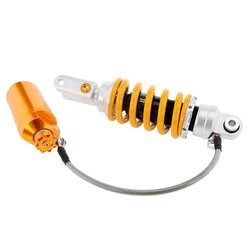 1pcs 265mm-325mm Motorcycle Rear Damping adjustment Built-in hydraulic airbag shock absorber For Honda Yamaha Kawasaki Suzuki