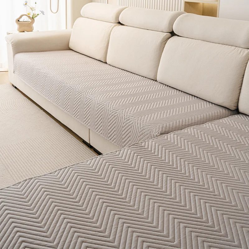 Wasserdichter Sofabezug Waschbarer Möbelschutz für Kinder Haustiere Katzen Hunde Schonbezug Wohndekor Sofa-Kissen L-förmiger Couchbezug