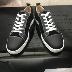 European and American men's shoes, low top shoes, women's shoes, square toe cowhide splicing casual shoes, board shoes, leather