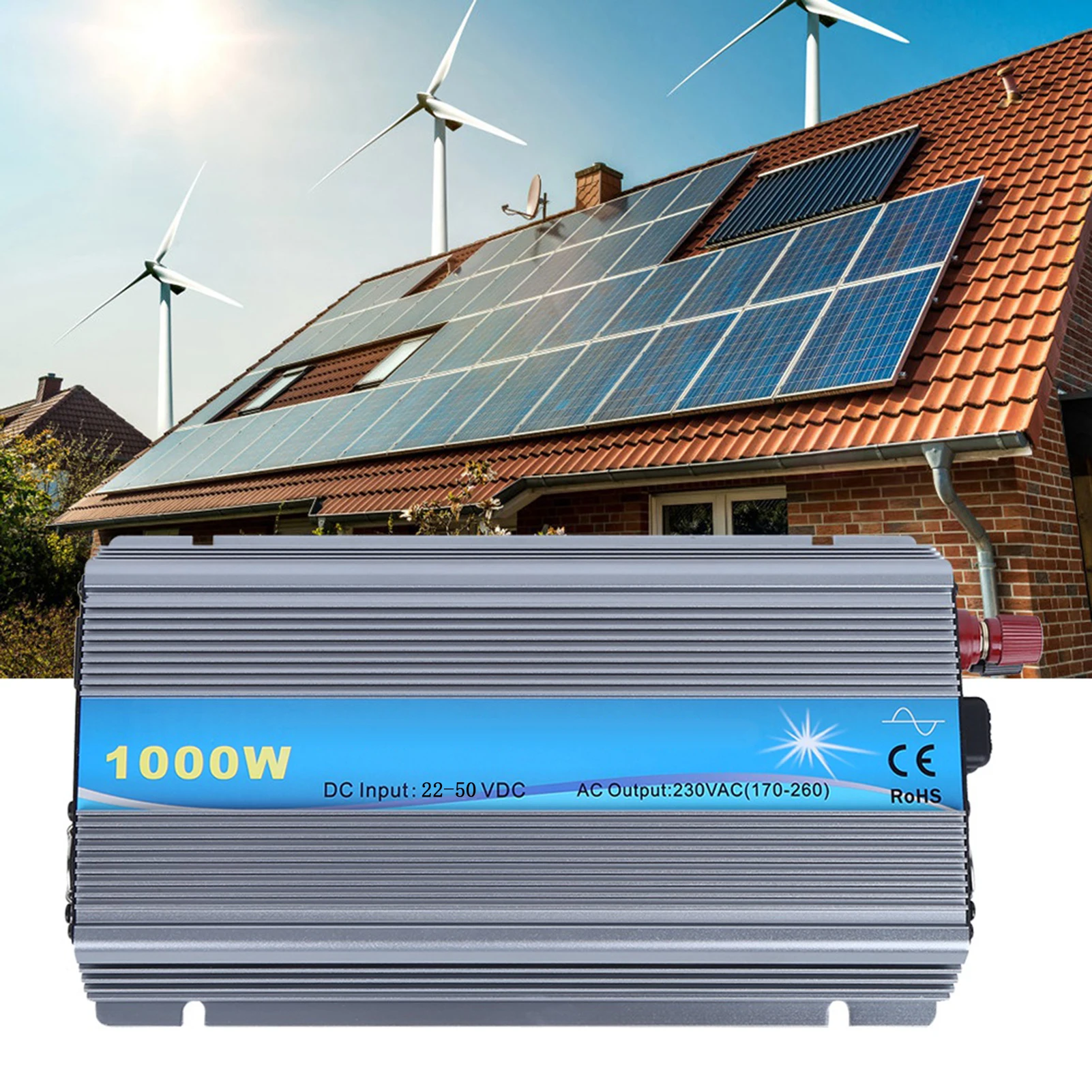 Inverter Solar GridConnected Equipment PV 1000W Input 2250V Output Solar Grid tie Inverter Solar Grid tie Inverter