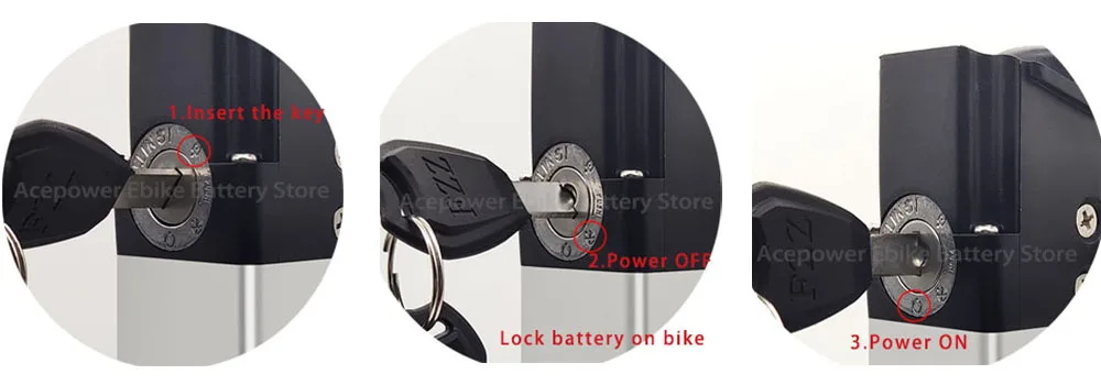 Faltbarer Elektrofahrrad-Akku 48V 10,4Ah 12,8Ah 14Ah für Samebike LO26 20LVXD30 DCH006 Akku für Lectris XP2.0 Lafly – Detail 5