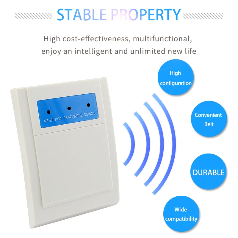 IC Card Serial Port Card Reader, USB Powered RS232 Card Reader, ID Card Issuer, Membership System Induction Card Dispenser