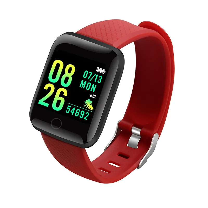 116plus Smart Bracelet Sports Bracelet D13 Color Screen Bracelet Exercise Pedometer Bluetooth Reminder Heart Rate Blood Pressure