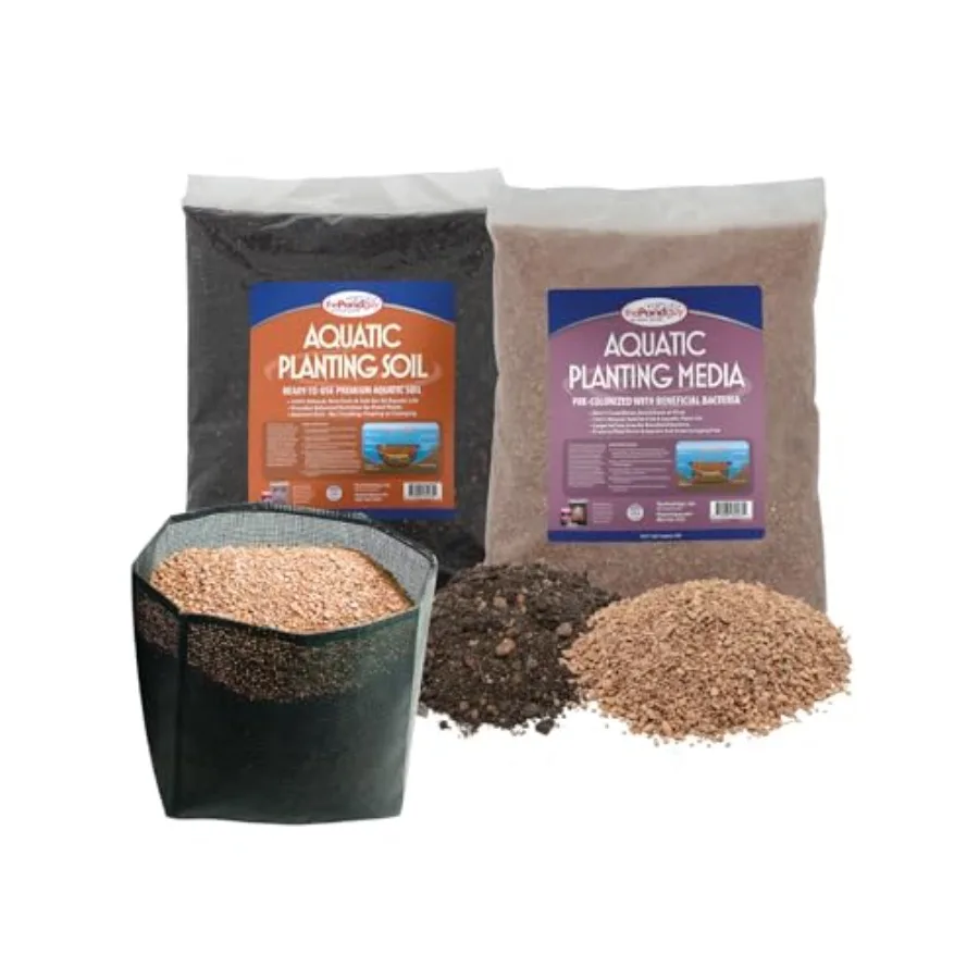 

Small Black Outdoor Planting Kit with Bag Soil for Water Lilies Bog Plants 6 Quarts Rectangular Modern Aeration Adaptable Shape