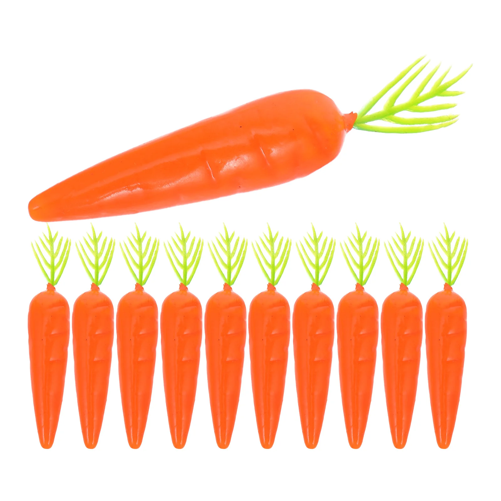 

30Pcs Lifelike Mini Carrots Simulated Vegetables for Home Decor Photography Props Unique Gift Fake Veggies Fake Carrots