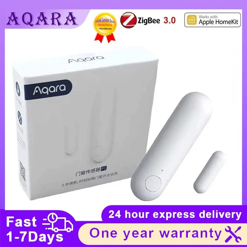 New Aqara P1 Door Window Sensor Zigbee3.0 Smart Security System Detector Wireless Motion Sensor For Smart Aqara Home HomeKit APP