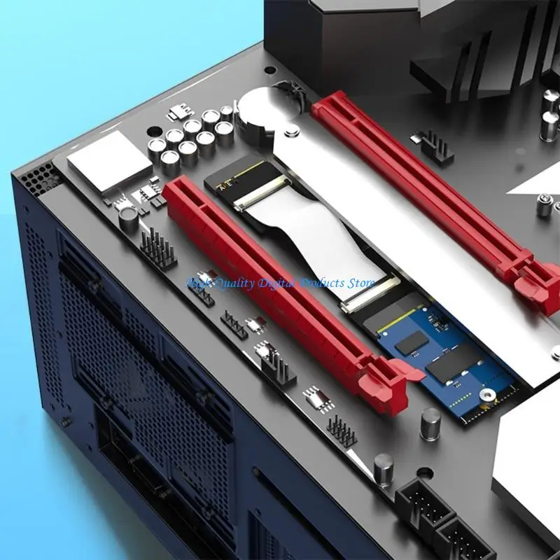 U2JE M.2 키 M 어댑터 64Gbps 빠른 속도 M.2 키 M에서 A+E Extension Cable에서 산업용 컴퓨터