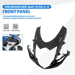 Motorcycle Accessories Carbon Fiber Finish Front Fairing Cowl For GSXR 600 750 K11 2011 2012 2013 2014 2015 2016 2017 2018 2019