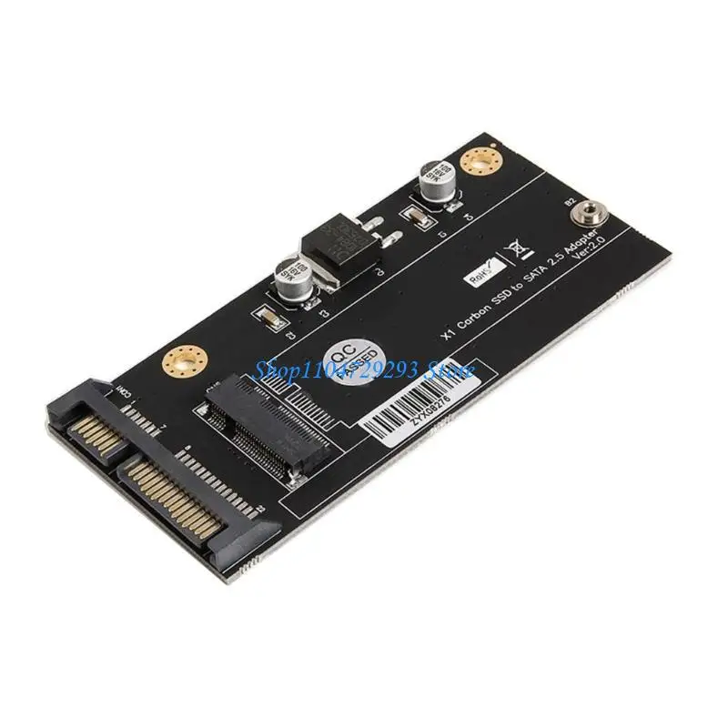 Y2GD 20+6pin SSD a 2.5in Converter Risers Adaptador cartão para componentes computador SSD carbono