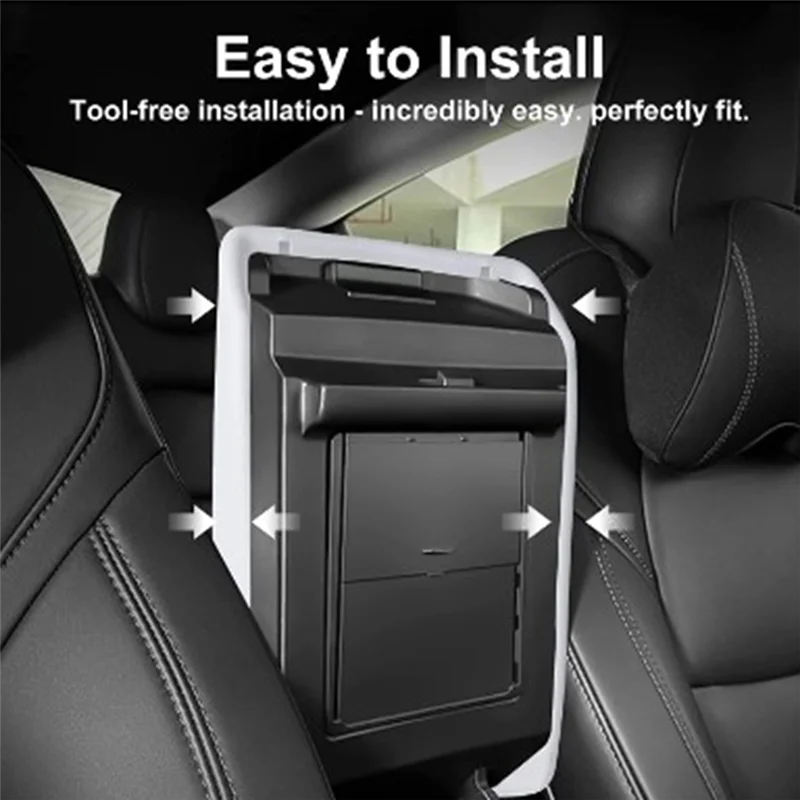 

Armrest Cover Center Console Protective Pad Car Decorative Sticker Car Supplies For Tesla Model3/Y