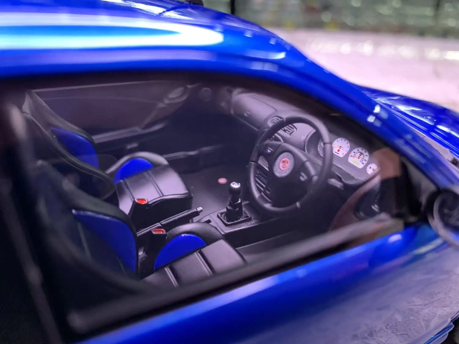 OTTO 1:18 160 ZR 2001 Blau Simulation Limited Edition Harz Metall Statisches Automodell Spielzeug Geschenk