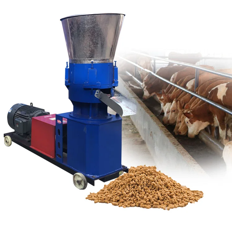 Durable Feed Processing Making Pelletizer Mini Animal Poultry Chicken Fish Food Feed Pellet Machine For Sale