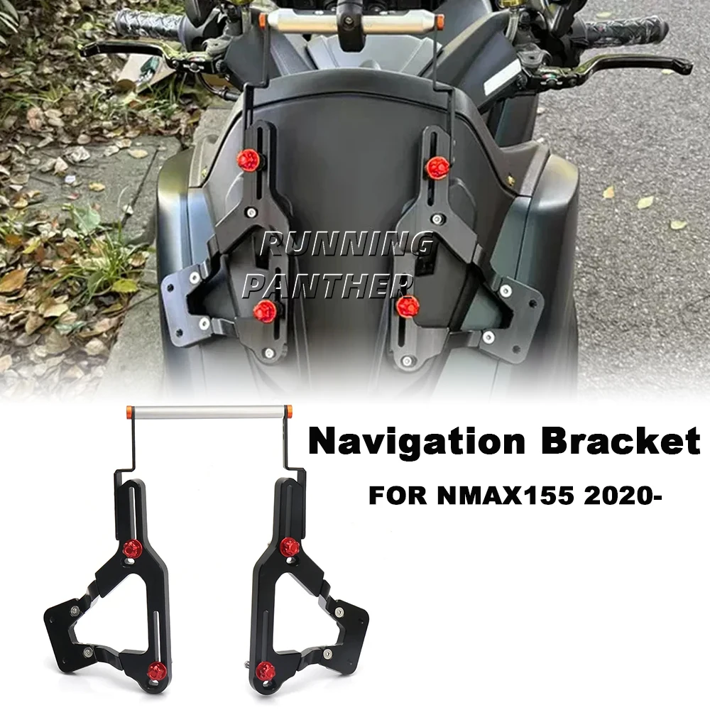 

Motorcycle Phone Holder Windshield Bracket Rearview Mirror Bracket For YAMAHA N-MAX155 NMAX155 N-MAX 155 NMAX 155 2020-