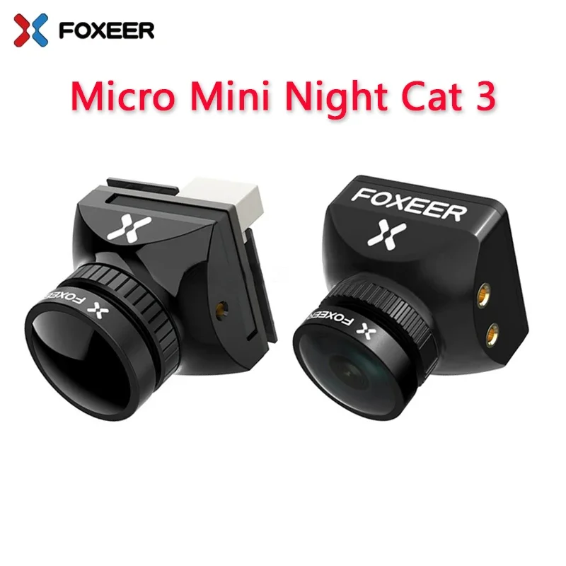 Foxeer Mini/Micro Night Cat 3 1200TVL 0.00001Lux Night Vision FPV Camera 850nm IR Light for FPV Racing RC Drone