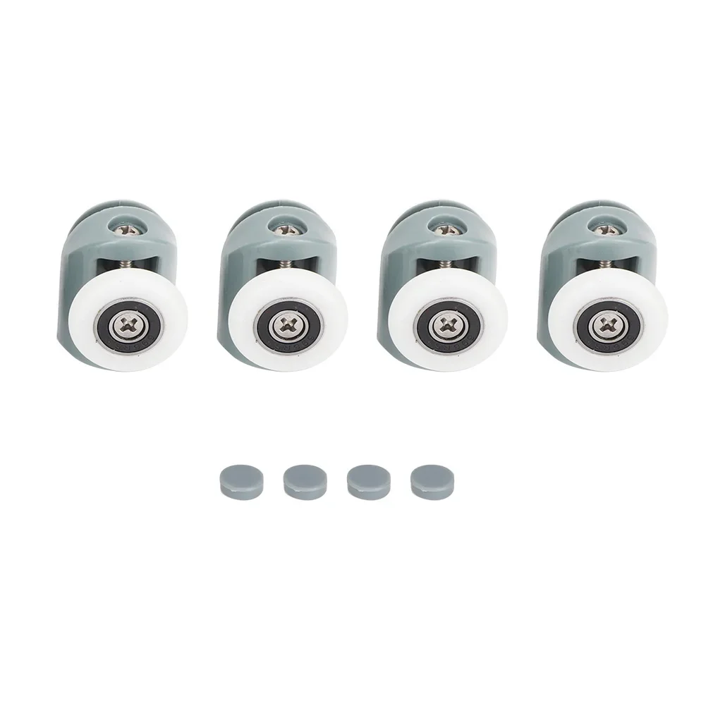 

Glass Door Roller Shower Door Roller Plastic Nylon 304 Stainless Steel Single Wheel For 5mm 6mm Glass Door Set Of 4