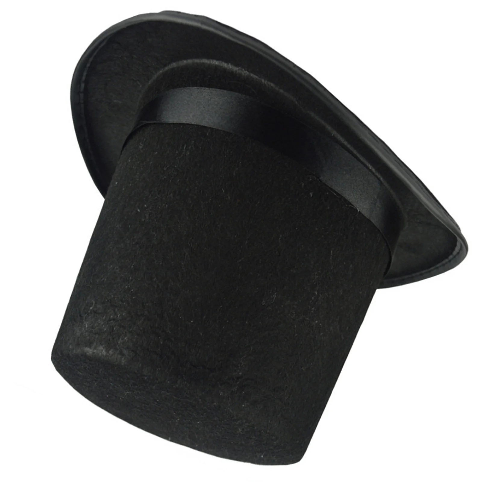 قبعة الساحر باللون الأسود، إكسسوار أزياء لحفلات الهالوين للرجال البالغين، قبعة Steampunk Derby، قبعات الهالوين للبالغين