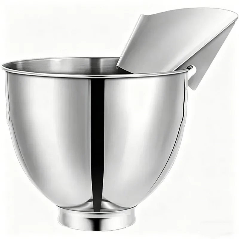 Tolva de vertido para batidora de pedestal KitchenAid, tazón de acero inoxidable, acero inoxidable de primera calidad para accesorios y utensilios KitchenAid