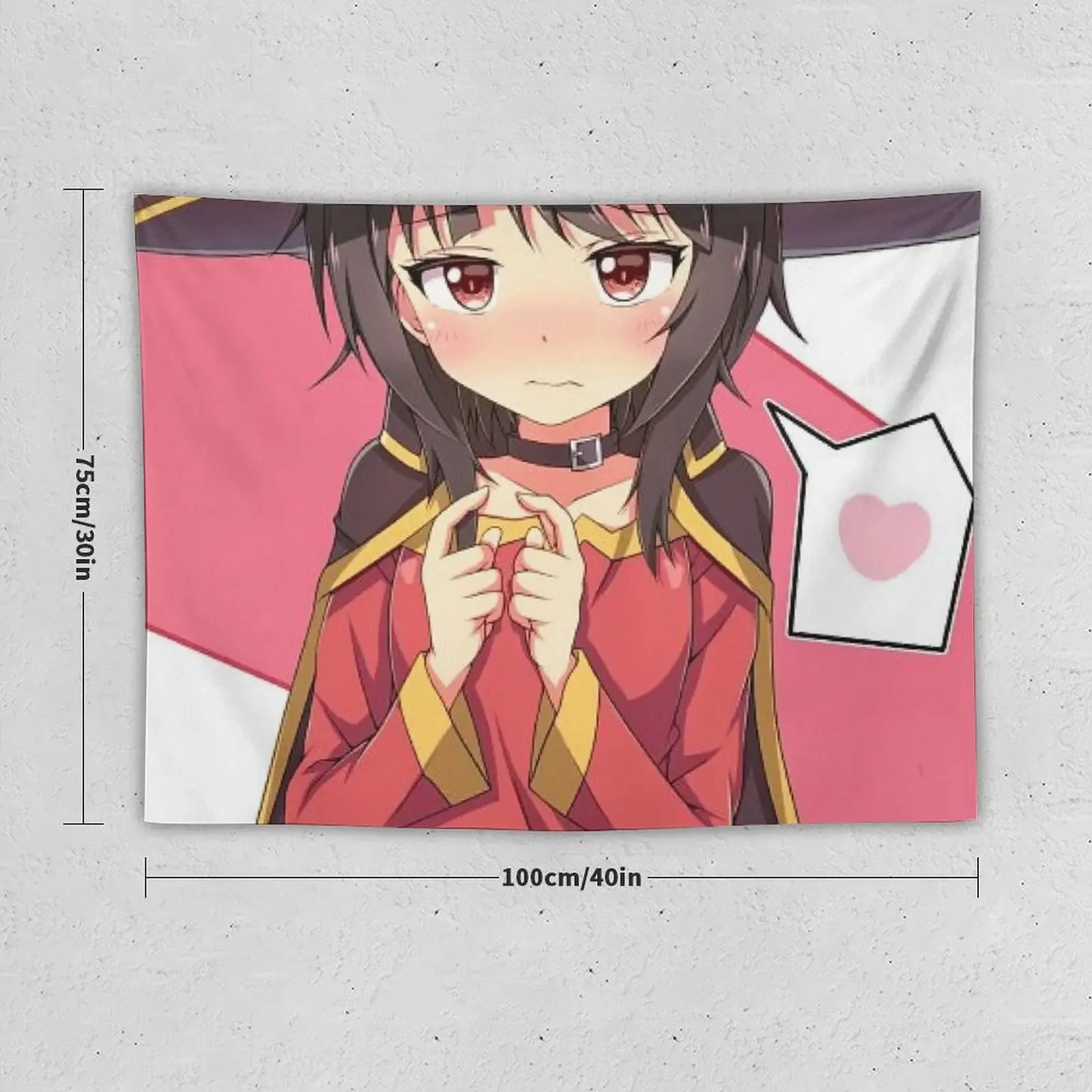 Confessing Megumin Tapestry Living Room Decoration Bedrooms Decor Japanese Room Decor Tapestry