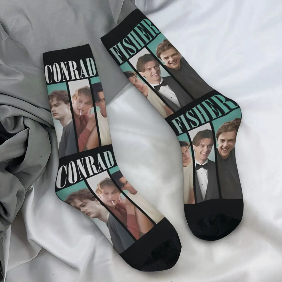 

Женские и мужские носки Conrad Fisher Bootleg The Summer I Turned Pretty Stockings Зимние винтажные носки Нескользящие носки для скалолазания с графикой