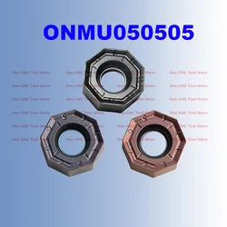 ONMU 050505 Octagonal Milling Cutter Inserts ONMU050505 ONMU050505-BM Carbide CNC Blade ONMU05 10pcs/box