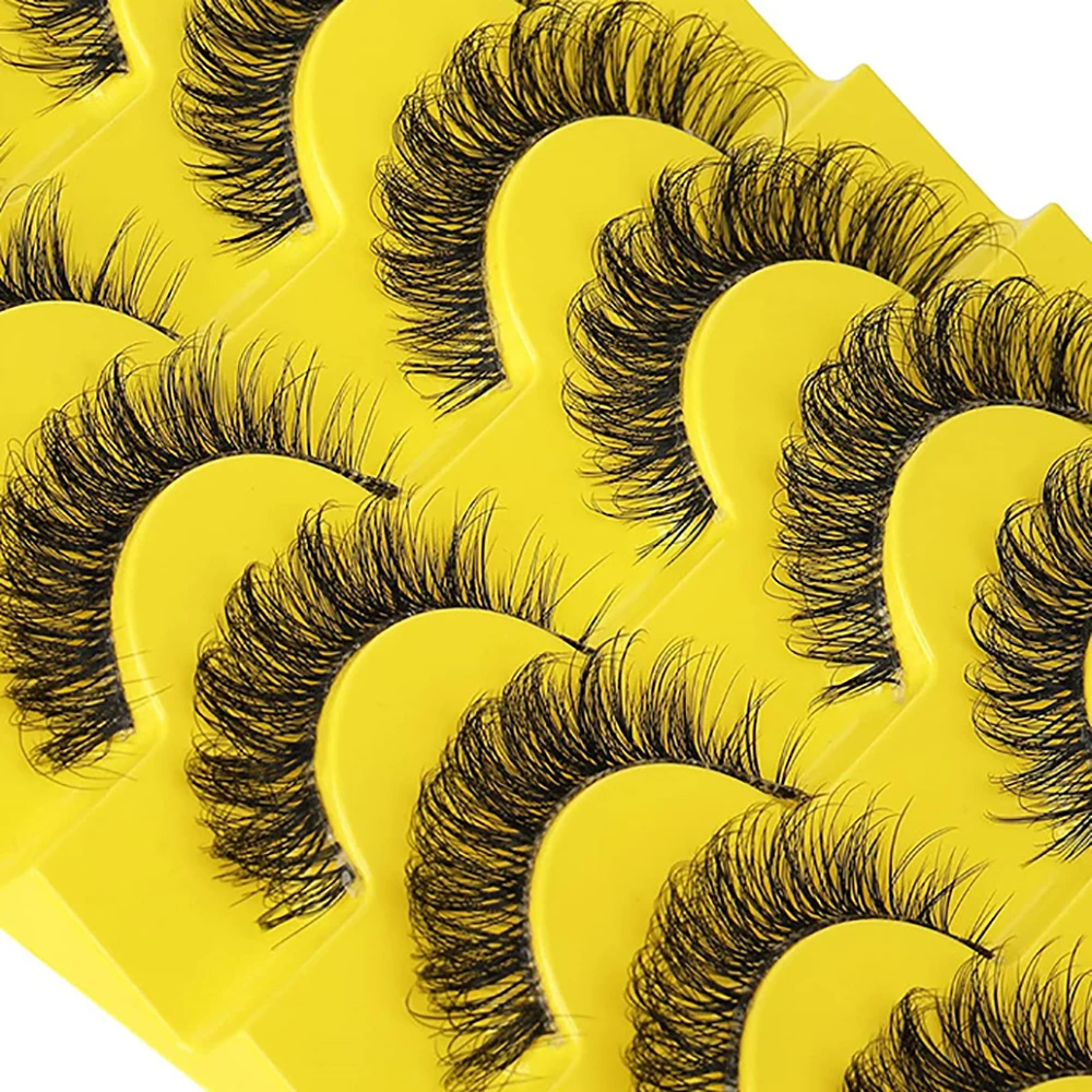 10 pairs of simple, natural, transparent, fluffy false eyelashes, becoming the most beautiful person in the room
