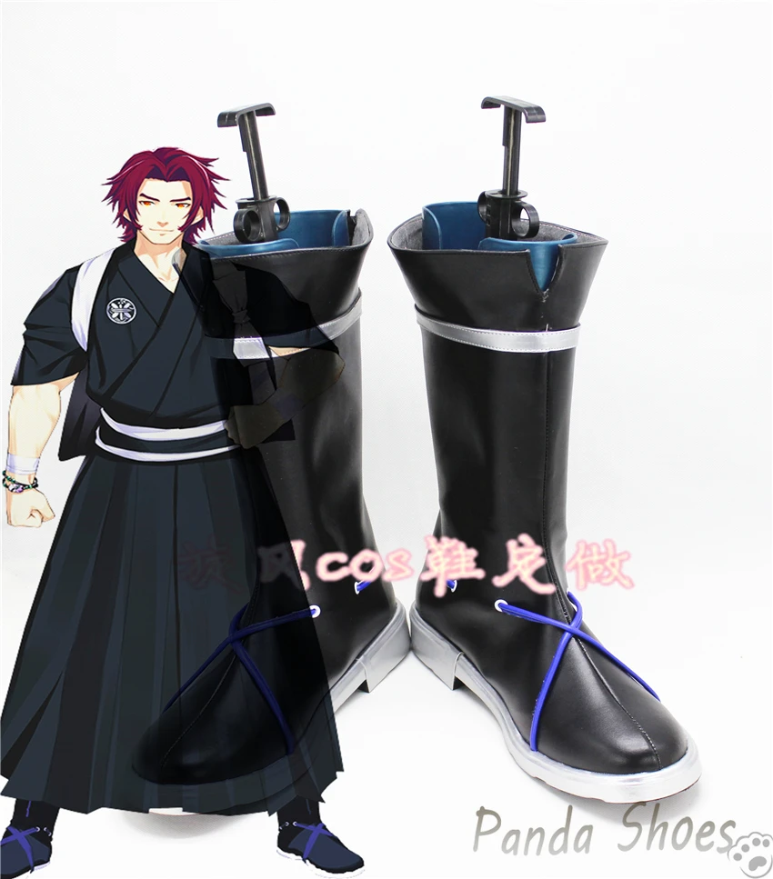 Game The Sword Dance Tonbokiri Cosplay Shoes Anime Cos Comic Cosplay Costume Prop Shoes for Con Halloween Party