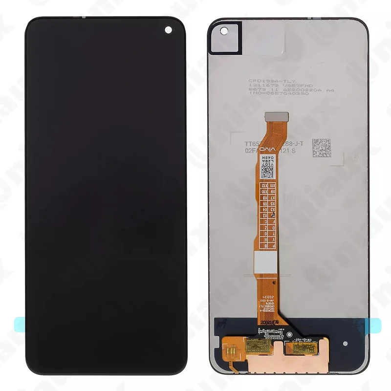 LCD Display Touch Screen Digitizer Assembly Replacement Parts for VIVO IQOO Neo3 5G Z1 Z1X V1981A V1986A V2012A, 6.57\