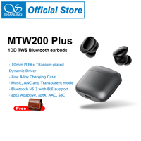 SHANLING MTW200 Plus TWS Ture Wireless 5.3 Earbuds 10mm PEEK+ Titanium-PlaEarphone Waterproof Sports Earbud Aptx AAC SBC