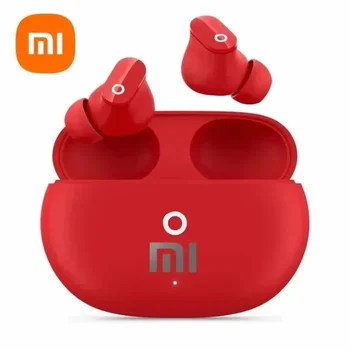 Xiaomi بلوتوث سماعة أذن لاسلكية حقيقية HiFi صوت ستيريو مقاوم للماء سماعة مدمجة في هيئة التصنيع العسكري فوق الأذن سماعة أذن رياضية