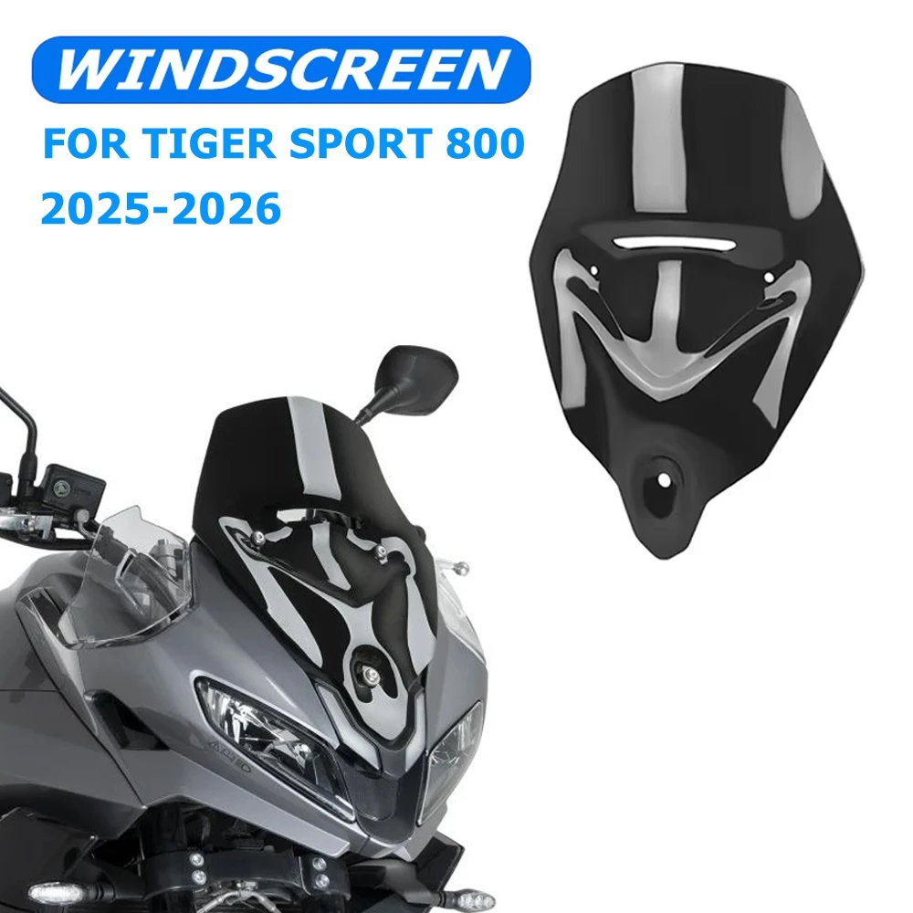

Ветровое стекло для мотоцикла Tiger Sport 800 Tiger800 2025 2026, ветрозащитный дефлектор, козырек, экран, аксессуары