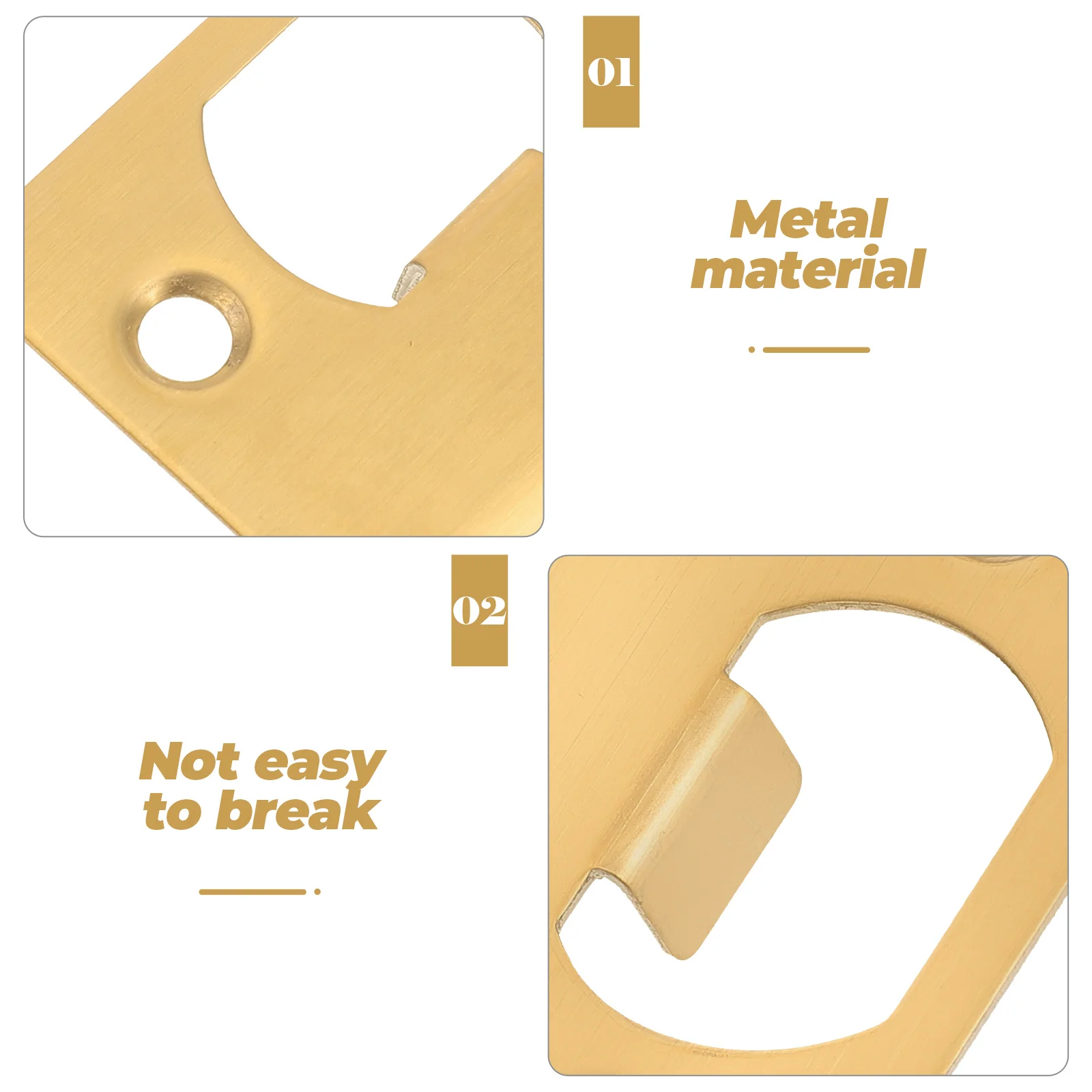 

2pcs Strike Metal Repair Strike Plate Front Door Reinforcement Deadbolt Installation Kit Durable Door Reinforcement Plate For