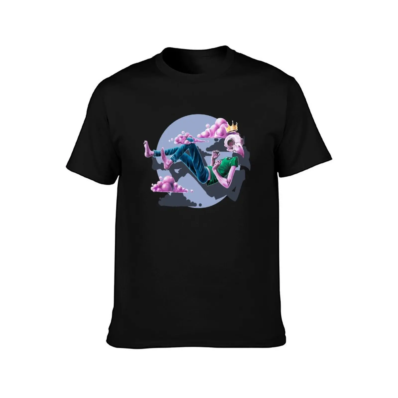 Suspended Skull T-Shirt Work Style Casual T-Shirt