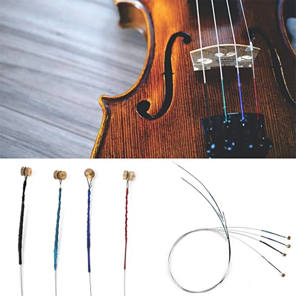 

1 set Professional Violin Strings（E-A-D-G）Perfect Replacement Parts Set Violin String Size Full Accessories Common Violin V I8S8