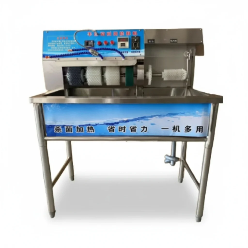 

Industrial Shoe Washing Machine, Stainless Steel Commercial Shoe Washer, Heavy Duty Semi-Automatic Cleaning Equipment