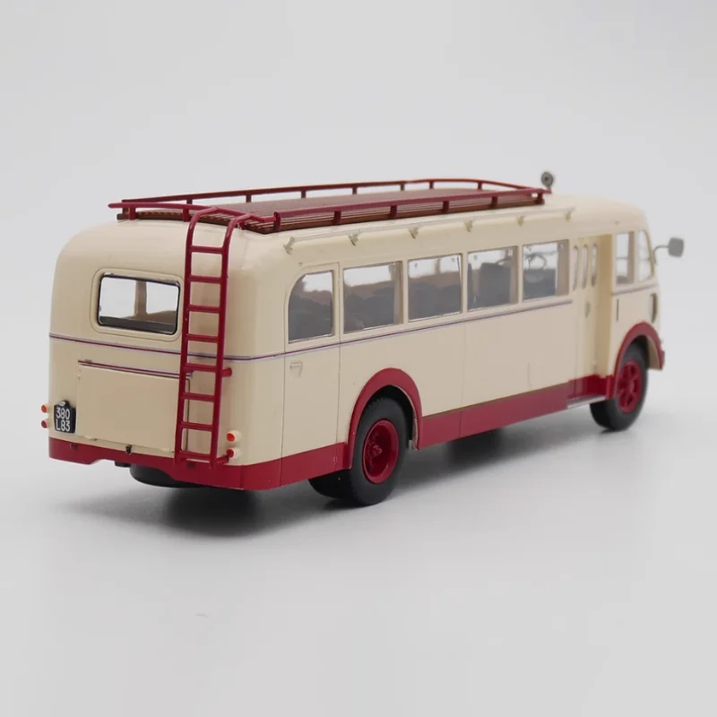 Diecast 1:43 scala 215 D 1946 modello di veicolo in lega di autobus finito collezione di simulazione decorazione regalo giocattoli Display