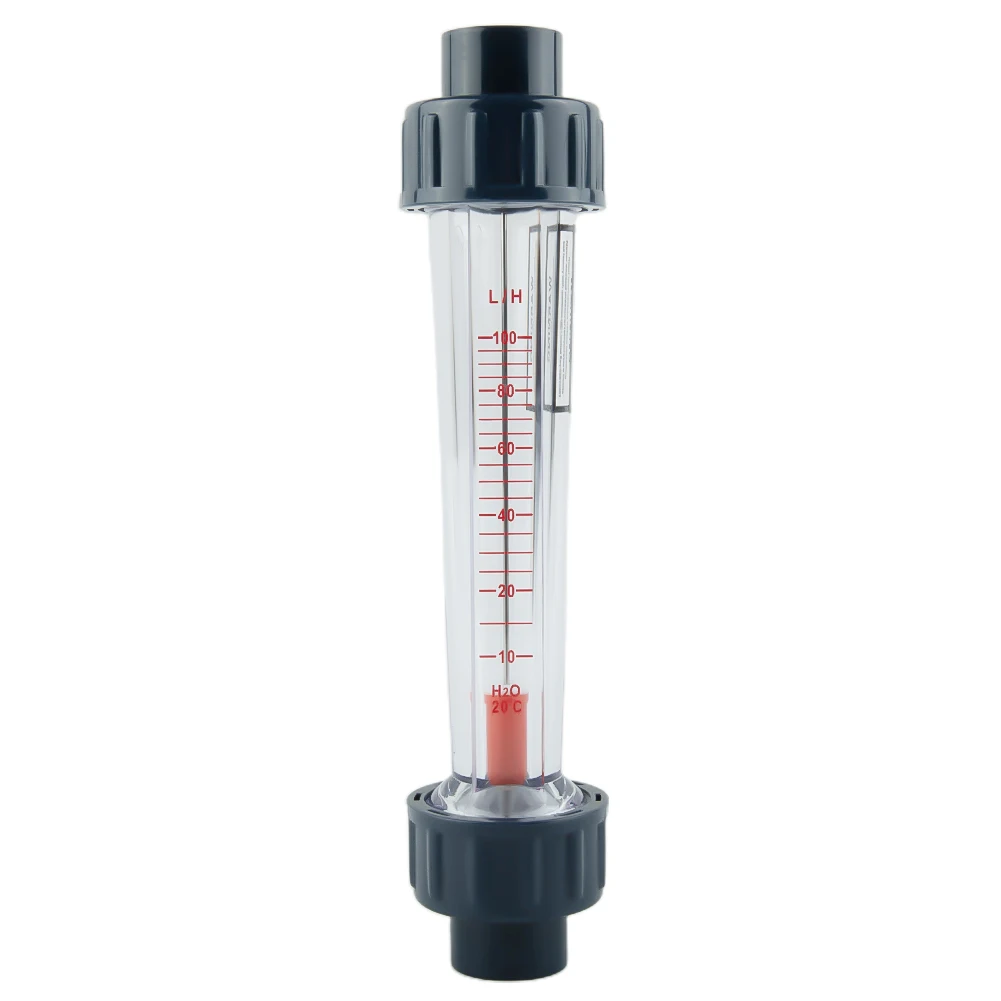 Plastic Tube Water Flow For meter Model LZS-15 for DN15 Pipe Measures Flow Volume with 10-100L Scale and 4% Measurement Accuracy