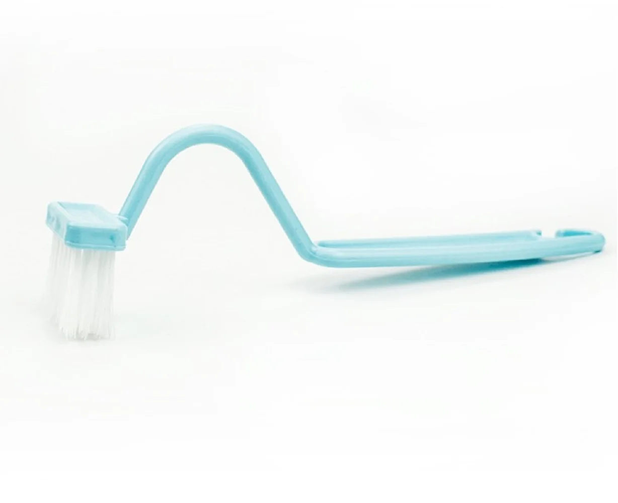Bent Handle Toilet Brush 1 Pcs Curved S-Type Simple Under Rim 4cm*20.5cm Bristles 2.7cm Cleaning Fine Bristles