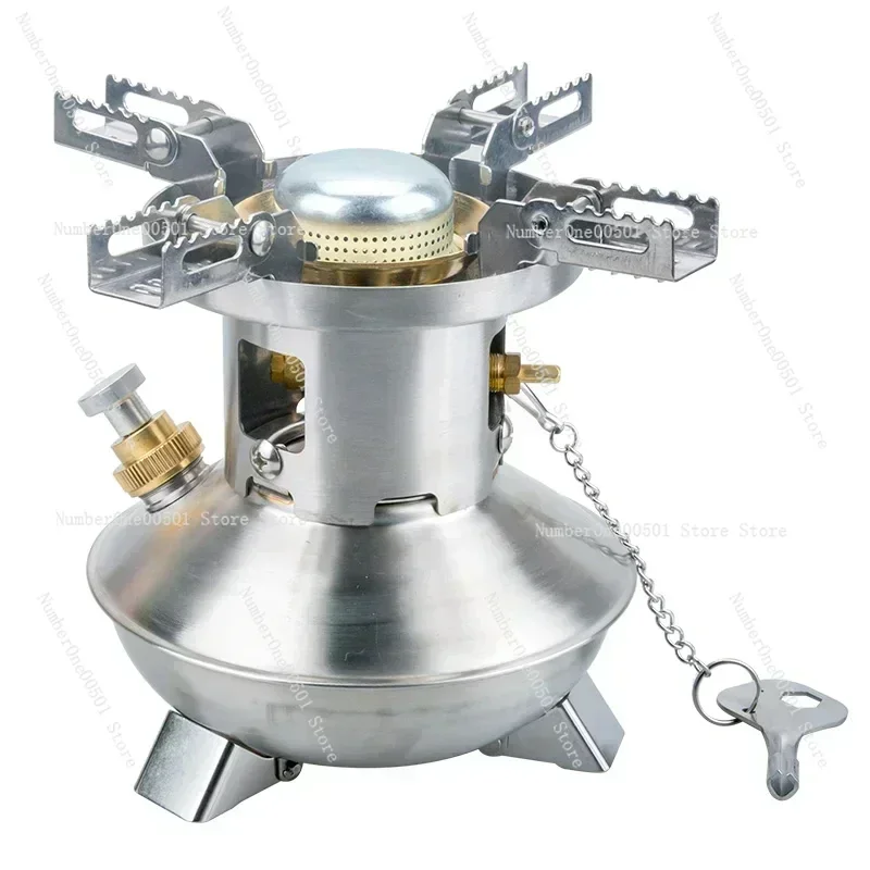 

Outdoor Self-driving Gasoline Stove for Cooking Rice and Water Convenient Camping All-in-one Outdoor Picnic Gasification Stove