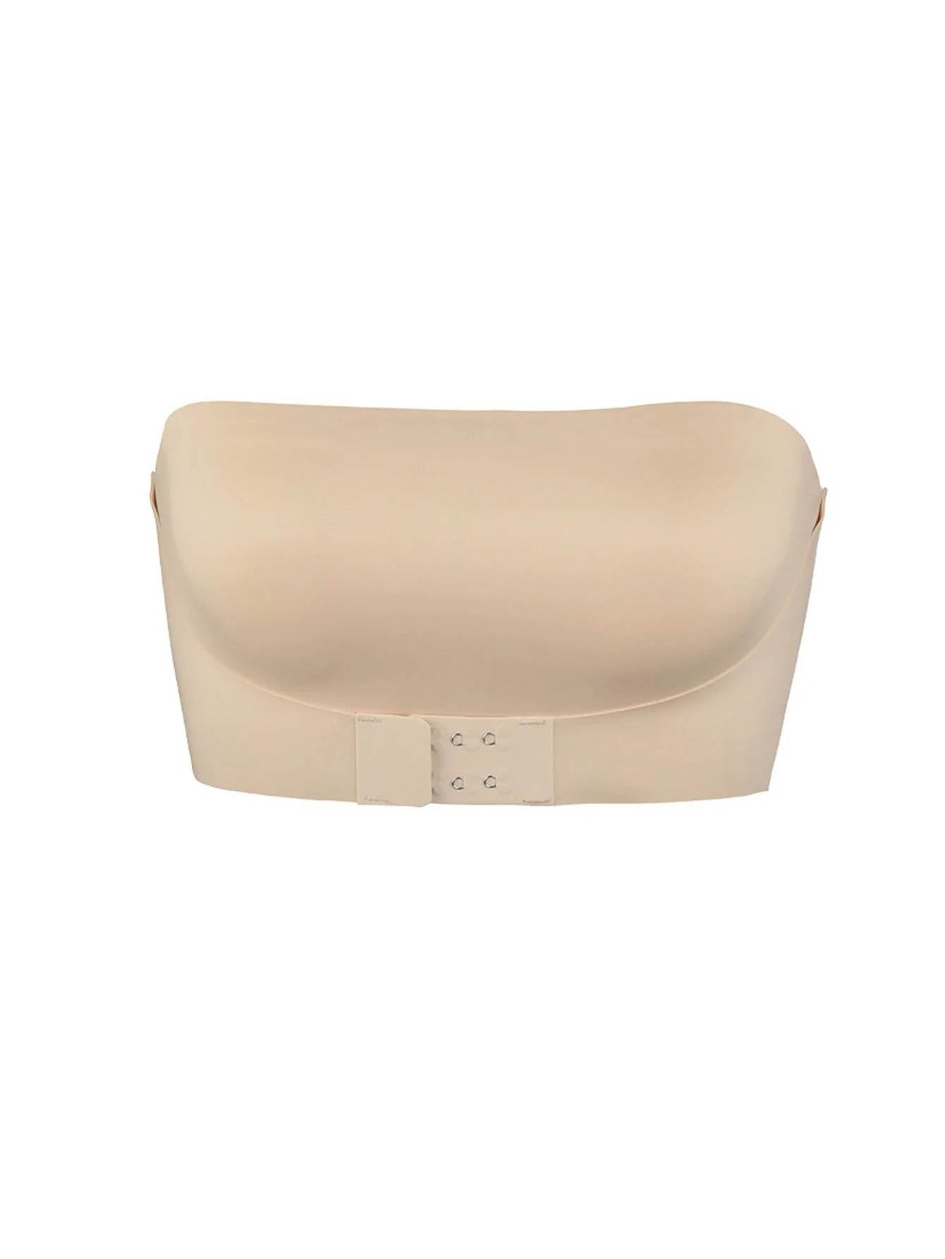 Trägerloser BH für Damen, nahtloser BH mit Schnalle vorne, kabelloser, rutschfester BH, sexy Crop-Top-Unterwäsche, unsichtbarer Halbschalen-BH, einteilig – Detail 17