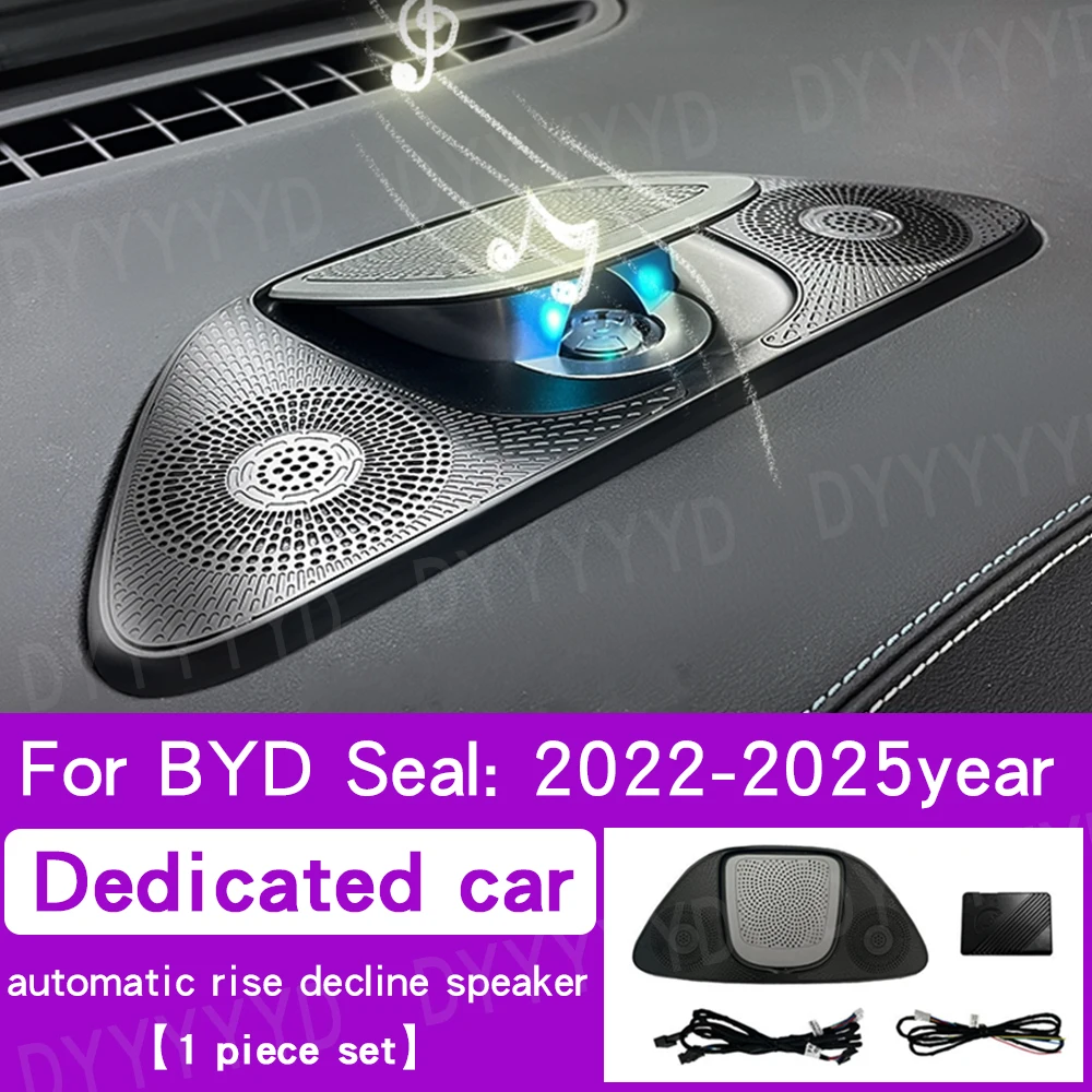 

For BYD Seal 06 DM-i EV Han EV DMi Seal U DMi Center Audio Upgrade Car Speakers with Ambient LED Light Tweeter Car Speakers