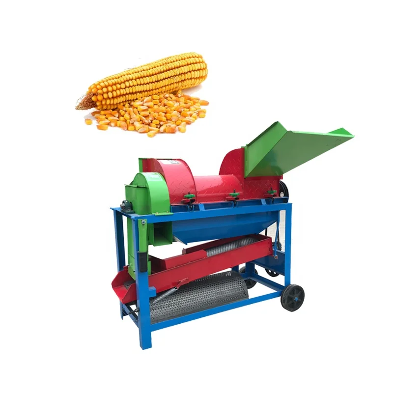 Farm use corn peeler and corn thresher machine