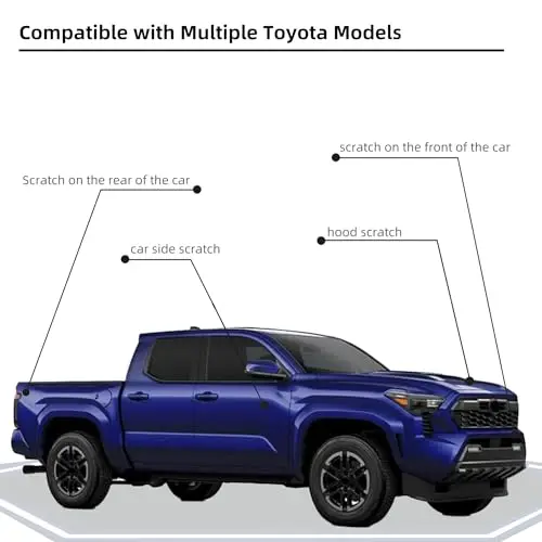 Blue Crush Metallic(8W7) Car Paint Touch Up Pen Compatible with Toyota,Automotive Scratch Remover for Nicks&Chips Repair