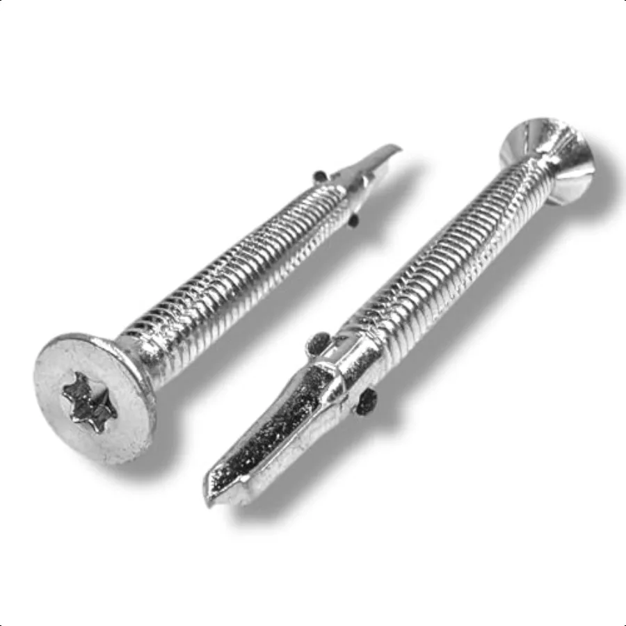

1 4 x 23 4 Развертка Tek Torx со звездообразной головкой Самосверлящие винты по дереву и металлу Винты Tek для плоских лезвий Прицепа или крепления W