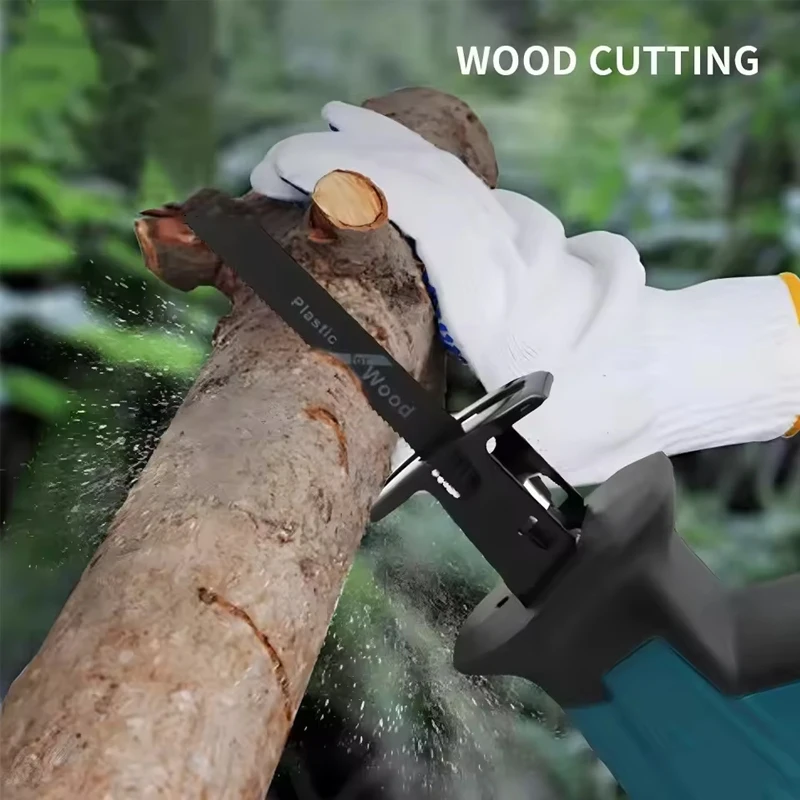 Fit Makita DJR189 18V ไร้สายเลื่อยลูกสูบไฟฟ้า Brushless ชาร์จไม้เลื่อยตัดโลหะเลื่อยแบบพกพาเครื่องมือ