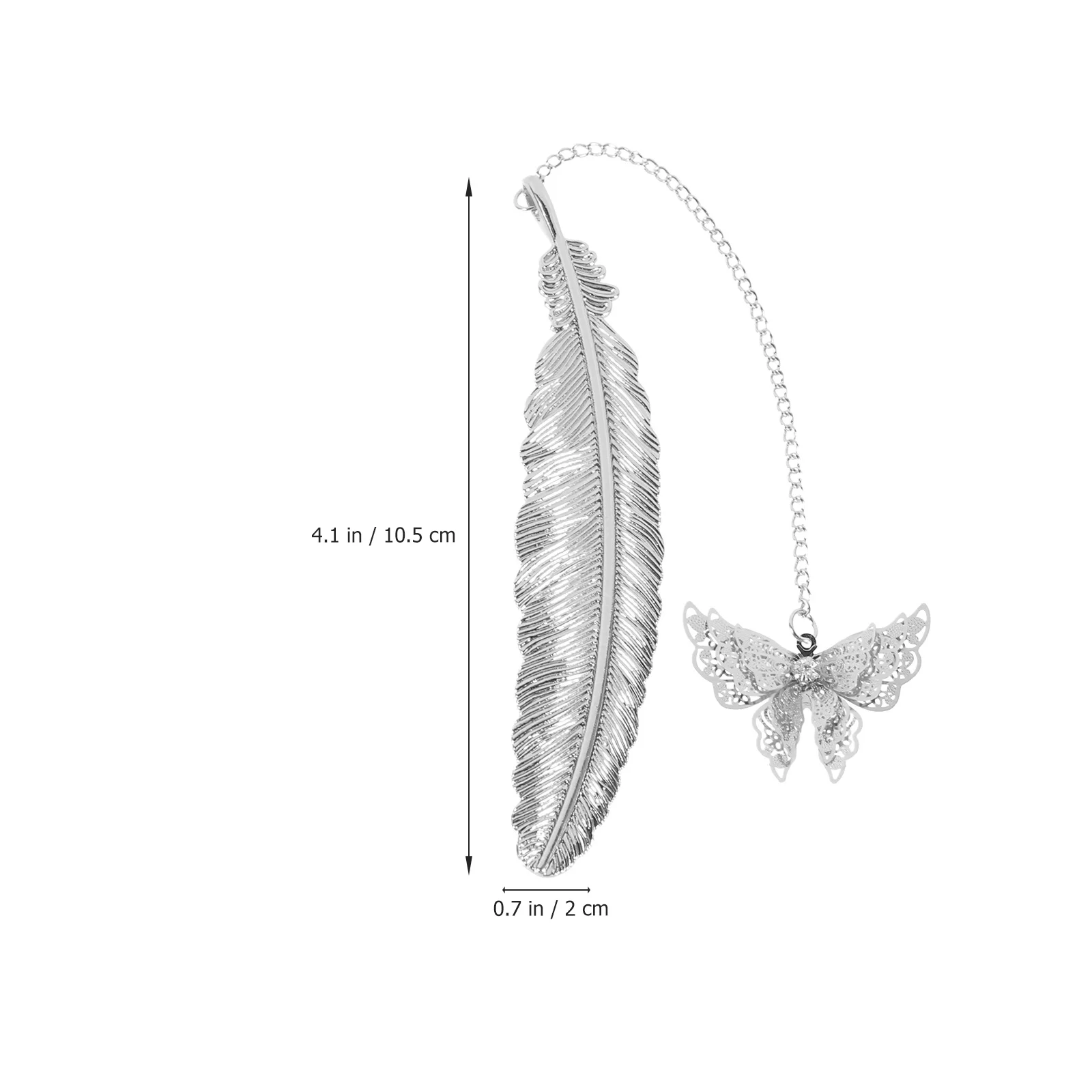 1Pcs Metal Bookmark Retro Butterfly Shape Vintage Style Chinese Reading Accessory Exquisite Practical Gift